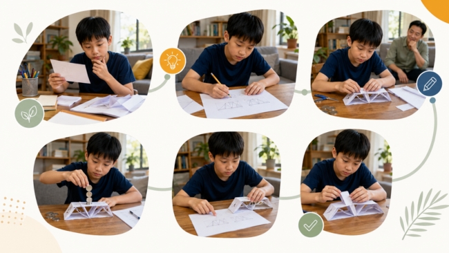 7 Thử Thách Kỹ Thuật STEM Giúp Trẻ Học Cách Thiết Kế Và Cải Tiến 2 Chu trình thiết kế kỹ thuật 6 bước