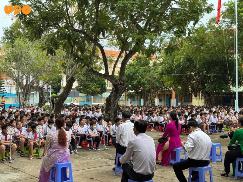 CHUYÊN ĐỀ “TỰ VỆ, BẢO VỆ BẢN THÂN” TẠI TRƯỜNG TIỂU HỌC NGUYỄN DU - VĨNH LONG 4 UPO cảm ơn nhà trường đã ủng hộ tích cực UPO truyền tải kiến thức đến các em học sinh