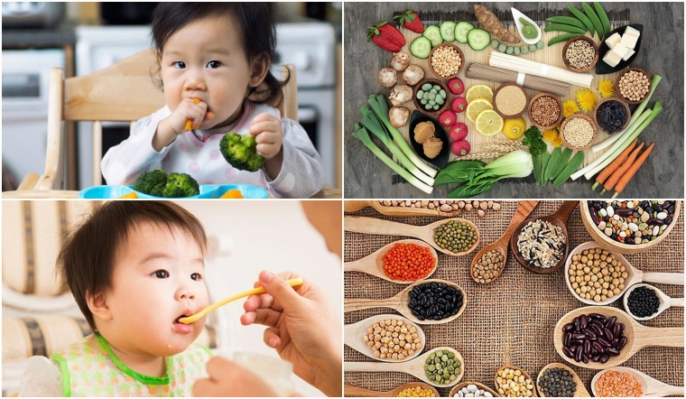 Tập cho bé yêu ăn đa dạng các loại thực phẩm và thực phẩm.
