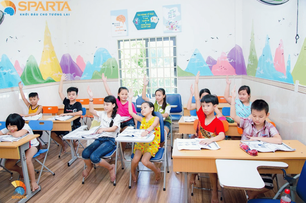 TOP 10 lớp học tư duy cho trẻ em Đà Nẵng được đánh giá CAO NHẤT 9 Môi trường học tập sáng tạo tại Học viện Toán tư duy Quốc tế Sparta.