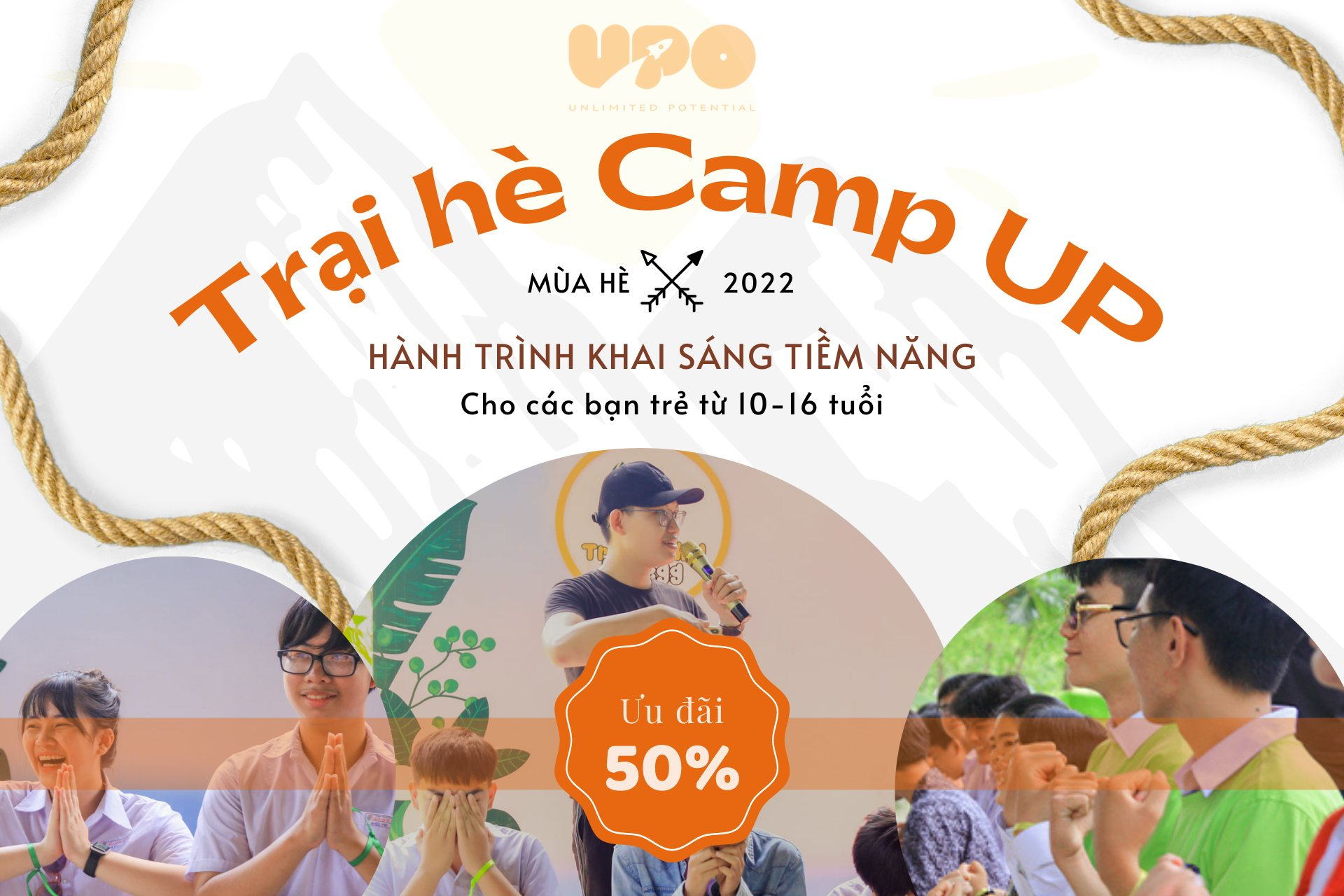Khai sáng tiềm năng trẻ tại trại hè Camp Up của UPO. 