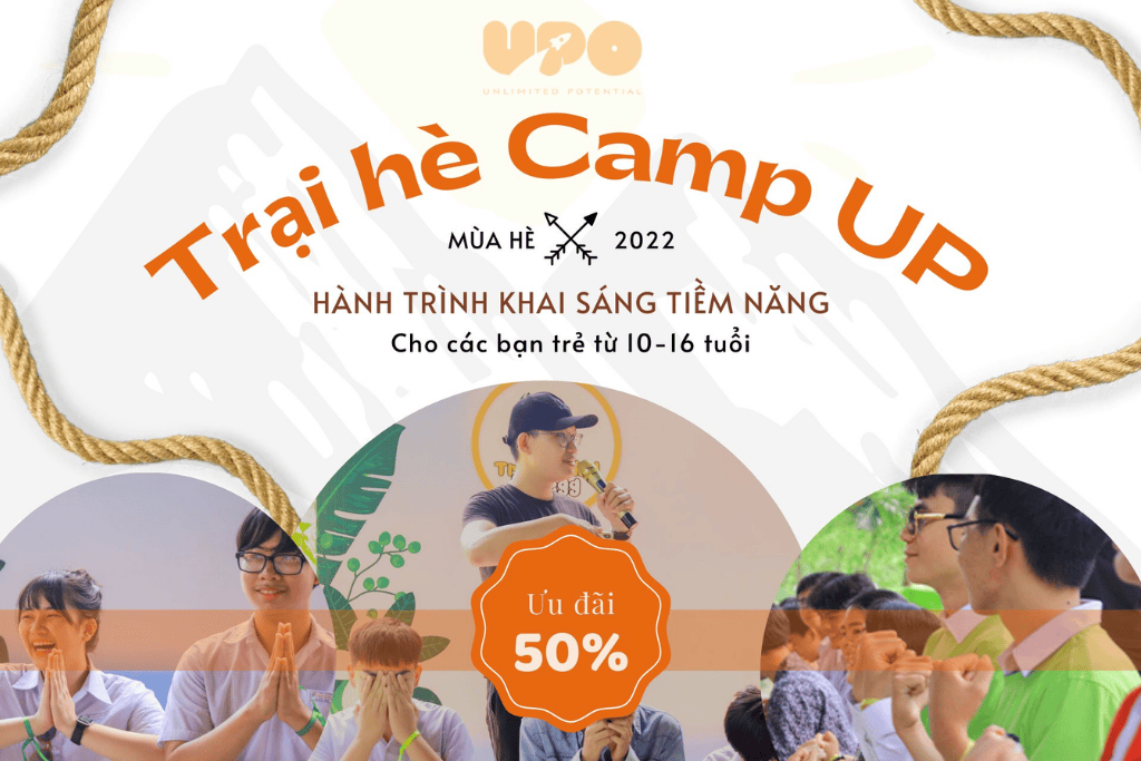 Khai sáng tiềm năng trẻ tại trại hè Camp Up của UPO.