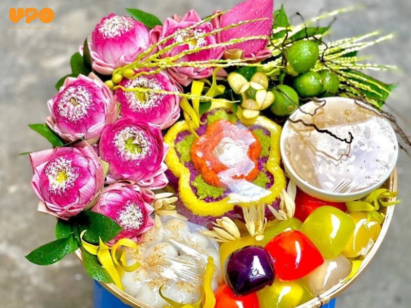 Mâm lễ chay đầy đủ